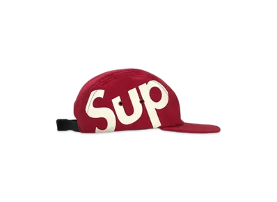 Supreme Sup Side Logo Camp Cap (13AW) "Red"