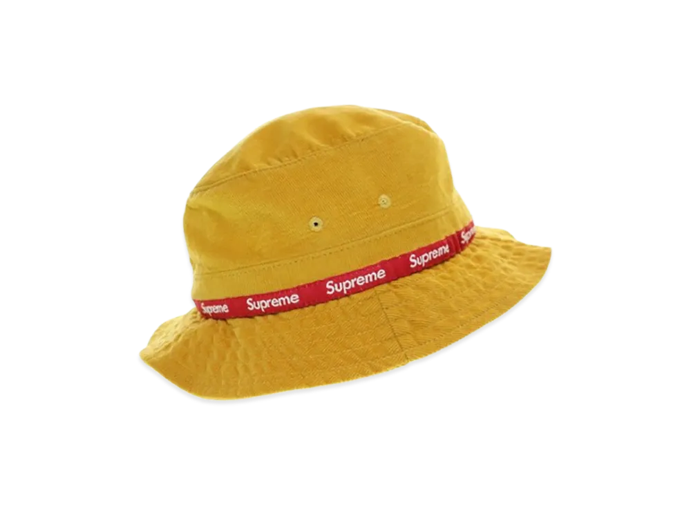 Supreme Corduroy Crusher Hat (13SS) "Yellow"
