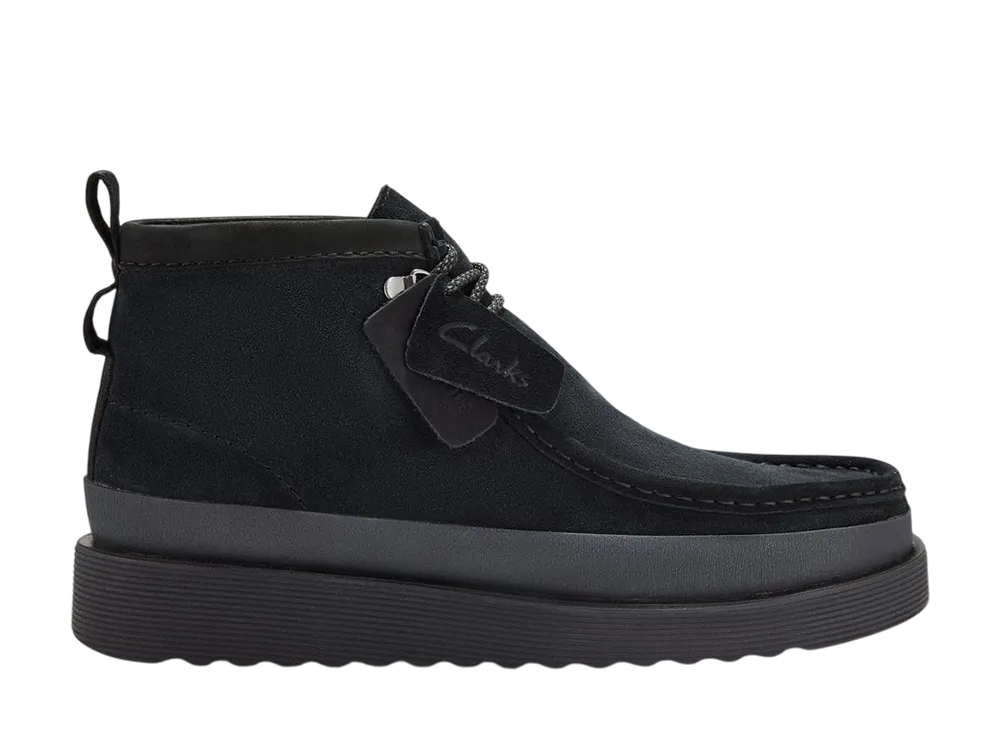 Clarks Wallabee Future 2 Hi "Black Suede"