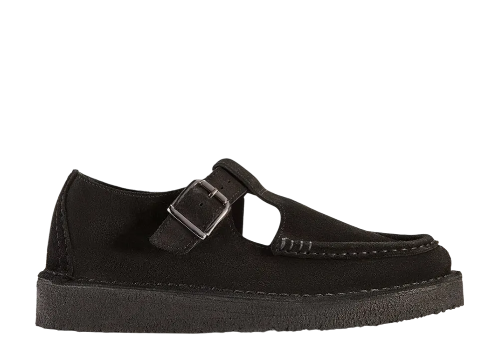 Clarks Nomad T Bar "Black Suede"