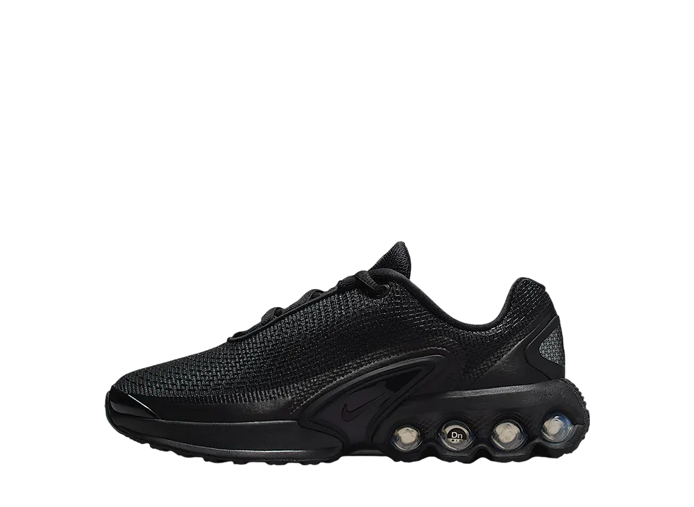 ナイキ GS エアマックスDN "トリプルブラック/メタリックダークグレー" (キッズ)