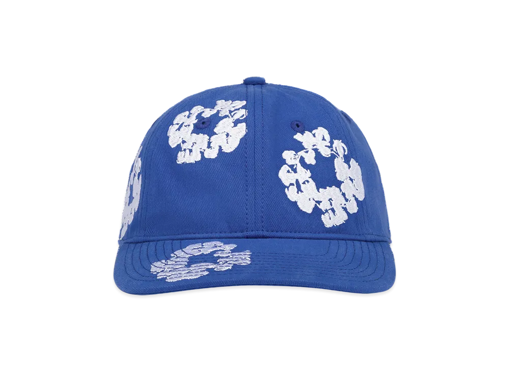DENIM TEARS The Cotton Wreath Cap "Blue"