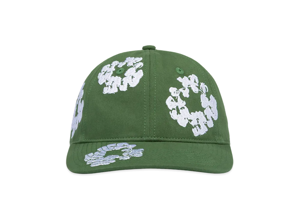 DENIM TEARS The Cotton Wreath Cap "Green"