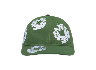DENIM TEARS The Cotton Wreath Cap "Green"