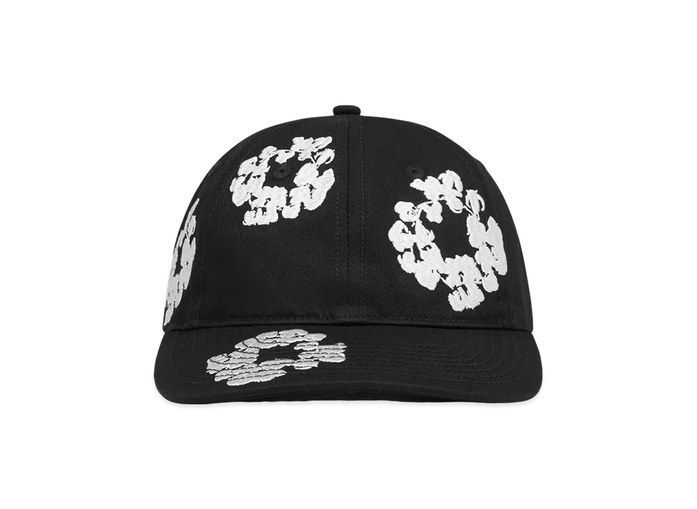 DENIM TEARS The Cotton Wreath Cap "Black"