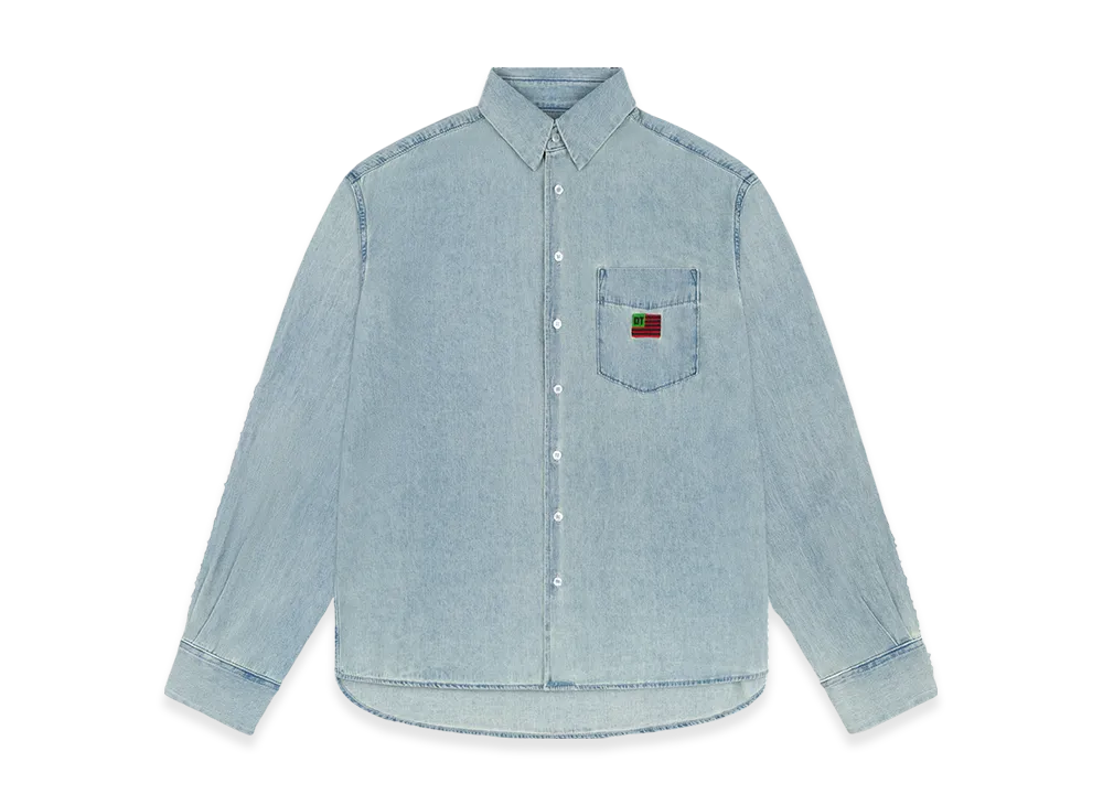 DENIM TEARS Chambray Shirt "Light Wash"