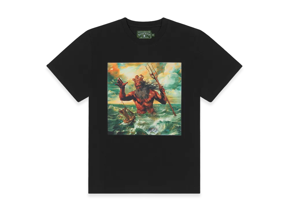 DENIM TEARS Poseidon's Revenge Tee "Black"