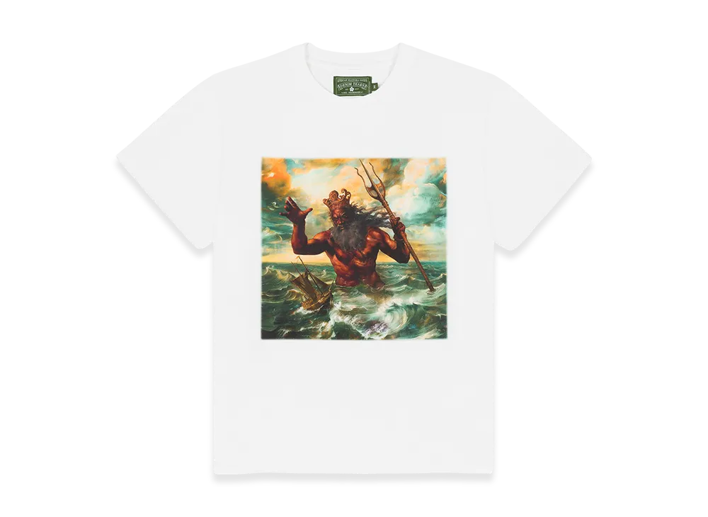 DENIM TEARS Poseidon's Revenge Tee "White"
