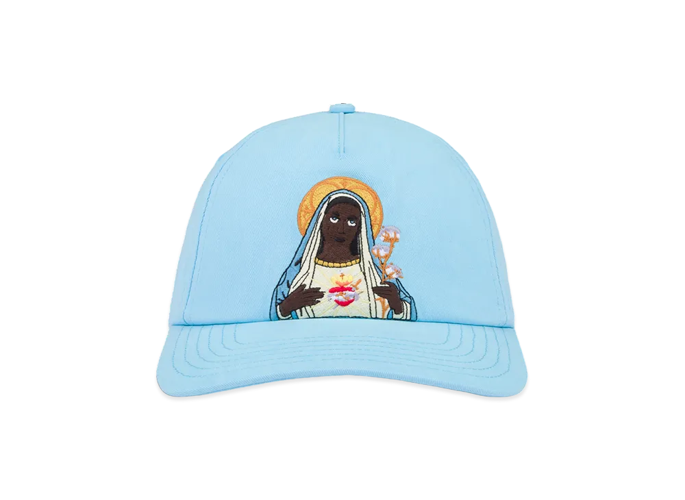 DENIM TEARS Black Mary Cap "Light Blue"