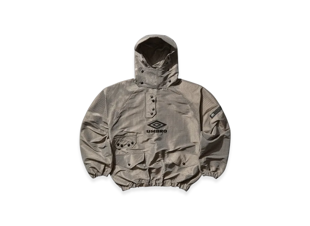 UMBRO x Slam Jam Men's Smock Check Anorak "Beige"