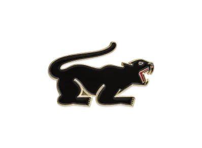 DENIM TEARS Panther Pin "Black"