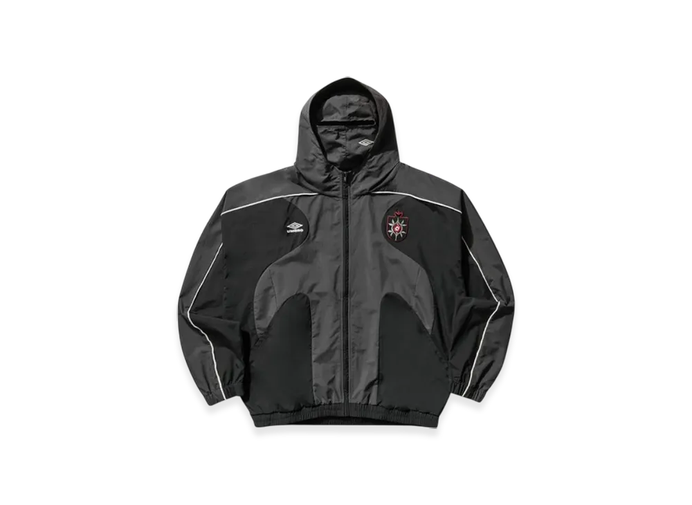 UMBRO x Slam Jam Men's Rose Crest Masked Track Jacket "Black"