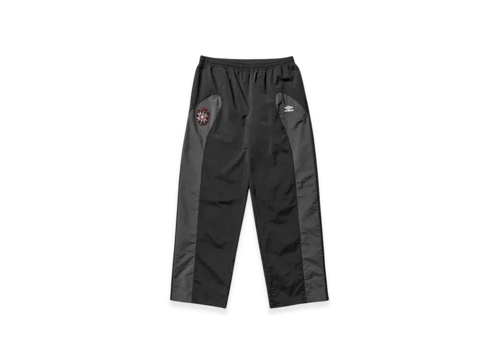 UMBRO x Slam Jam Men's Rose Crest Track Pants "Black"