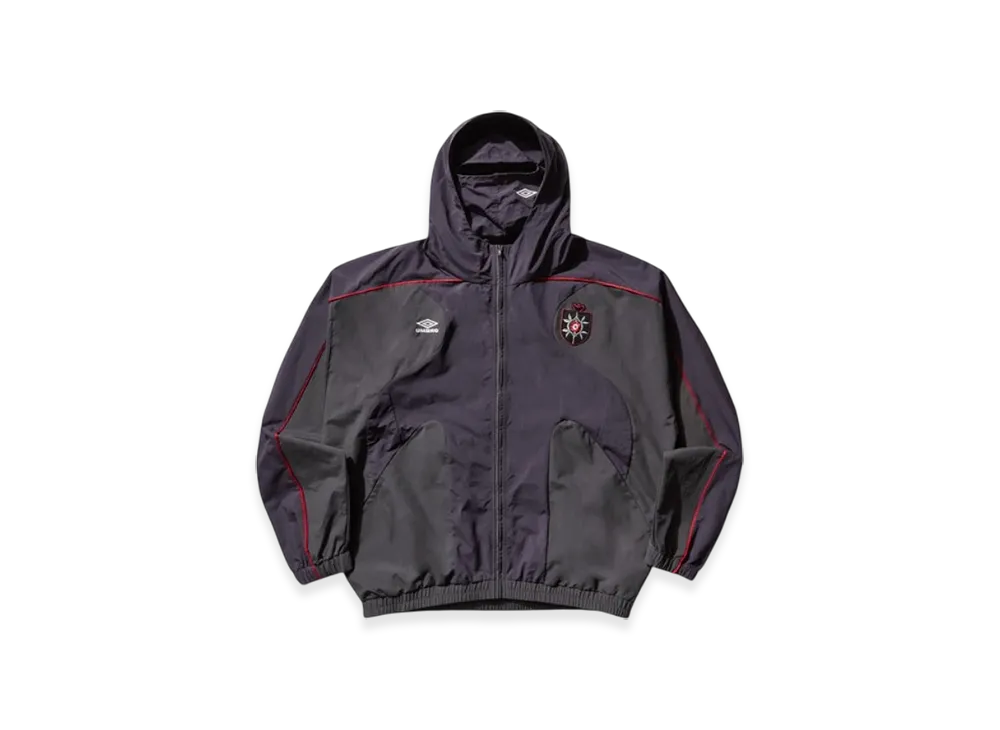 UMBRO x Slam Jam Men's Rose Crest Masked Track Jacket "Dark Purple"