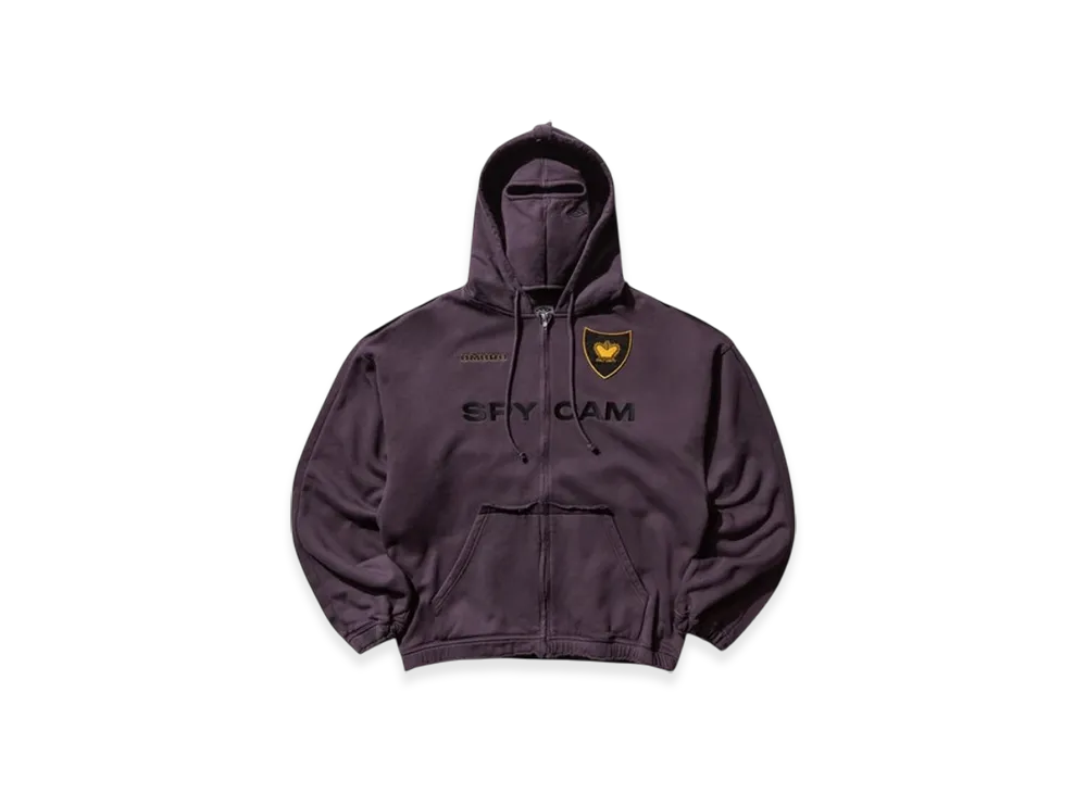 UMBRO x Slam Jam Men's Spycam Masked Zip Hoodie "Dark Purple"