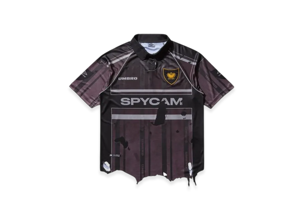UMBRO x Slam Jam Men's Distressed Spycam Polo "Purple"