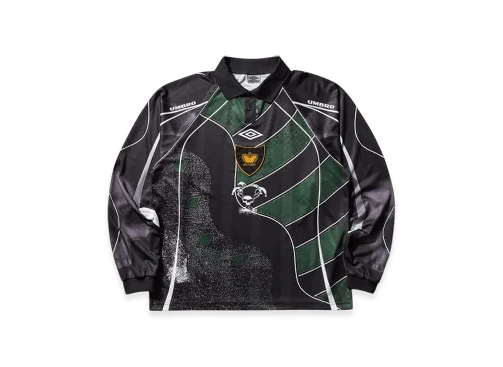 UMBRO x Slam Jam Men's 95 96 Longsleeve Polo "Dark Green"
