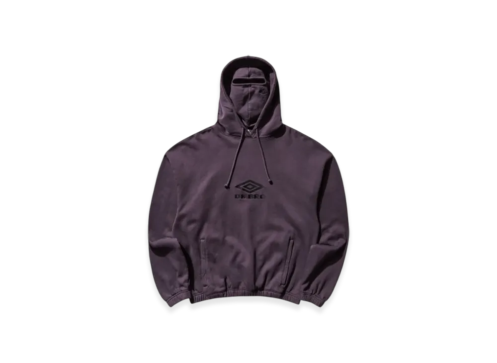 UMBRO x Slam Jam Men's Logo Masked Hoodie "Dark Purple"