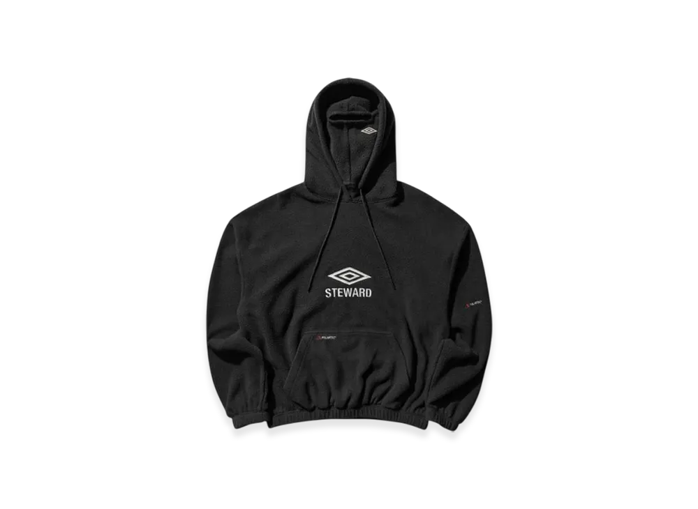 UMBRO x Slam Jam Men's Steward Polartec Fleece Masked Hoodie "Dark Grey"
