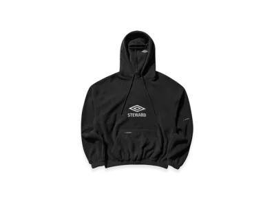 UMBRO x Slam Jam Men's Steward Polartec Fleece Masked Hoodie "Dark Grey"