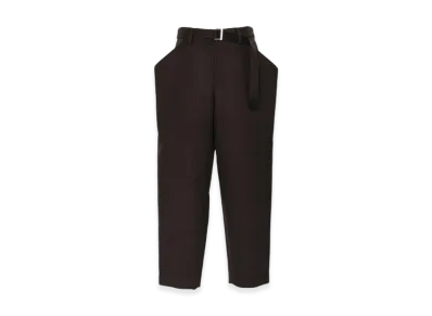 sacai Wool Melton Pants "Brown"