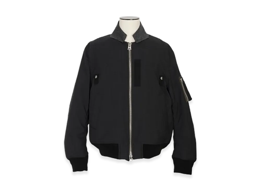 sacai Suiting Blouson "Charcoal Gray"