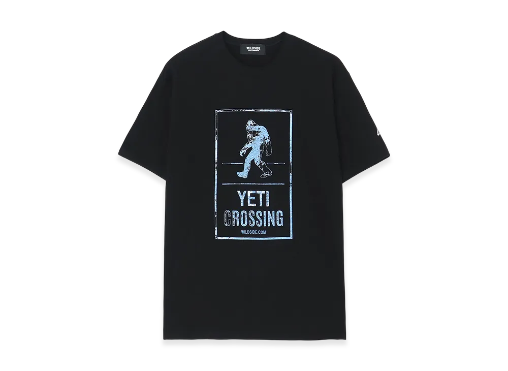 WILDSIDE YOHJI YAMAMOTO Yeti Crossing T-Shirt "Black"