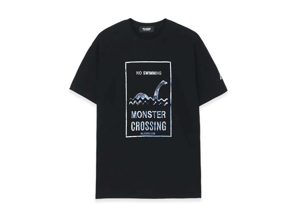 WILDSIDE YOHJI YAMAMOTO Nessie Crossing T-Shirt "Black"