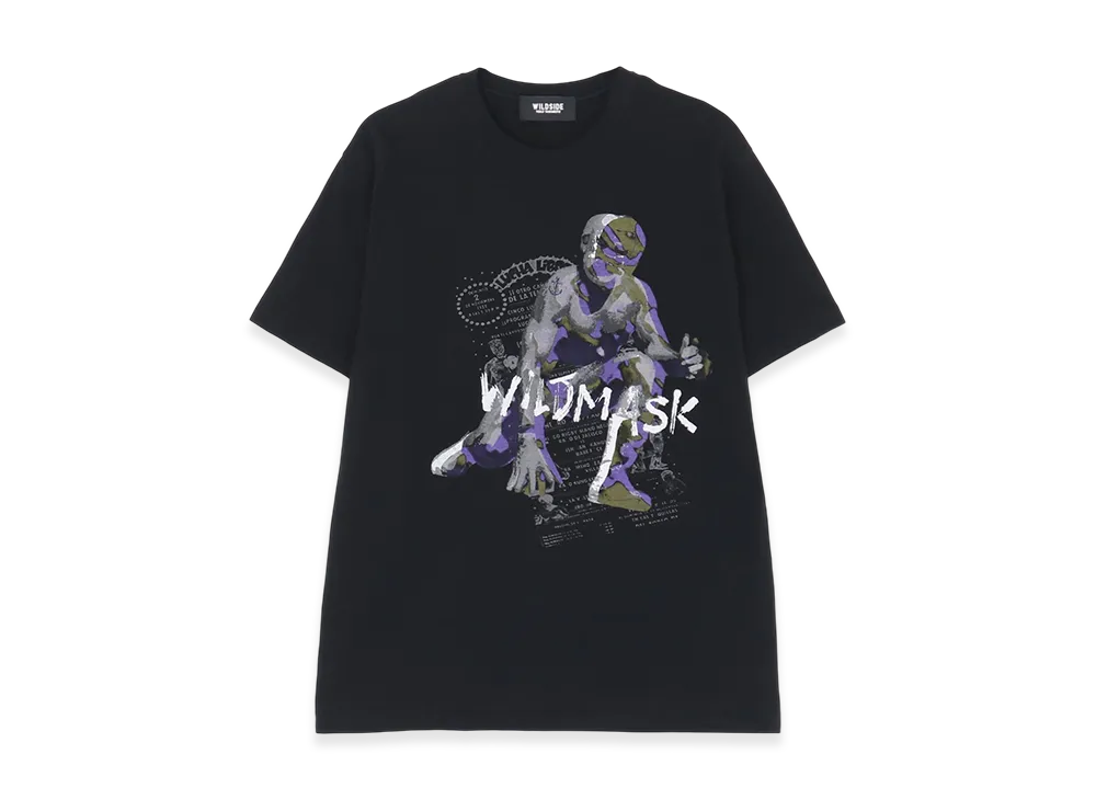 WILDSIDE YOHJI YAMAMOTO Wild Mask T-Shirt D "Black"