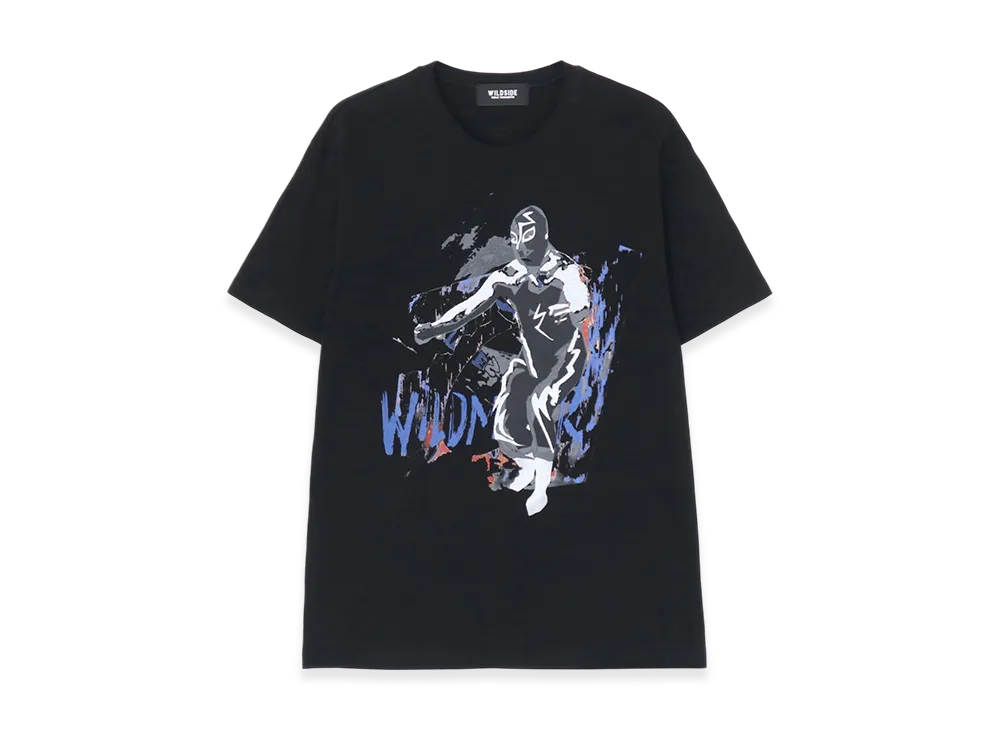 WILDSIDE YOHJI YAMAMOTO Wild Mask T-Shirt C "Black"