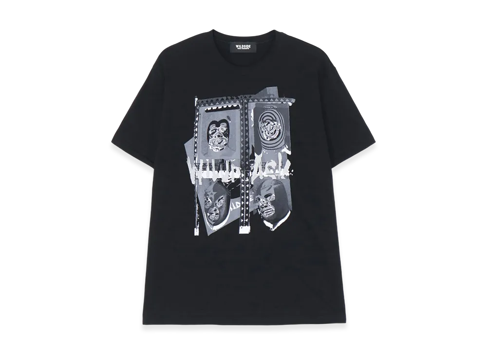 WILDSIDE YOHJI YAMAMOTO Wild Mask T-Shirt B "Black"