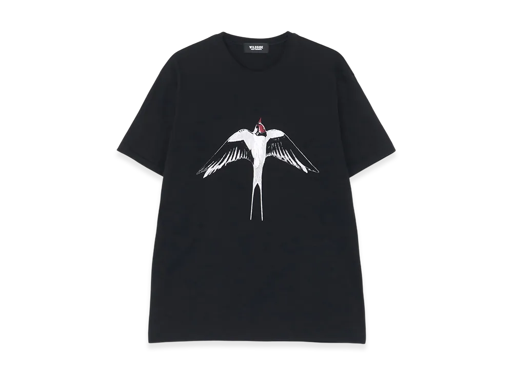 WILDSIDE YOHJI YAMAMOTO Swallow T-Shirt "Black"