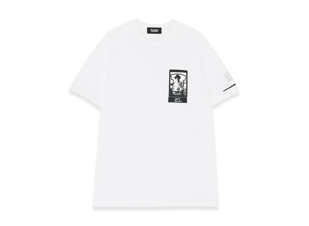 WILDSIDE YOHJI YAMAMOTO Y's For Men Look Book T-Shirt B "White"