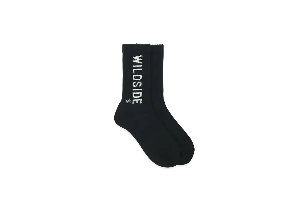WILDSIDE YOHJI YAMAMOTO Wildside Logo Socks "Black"