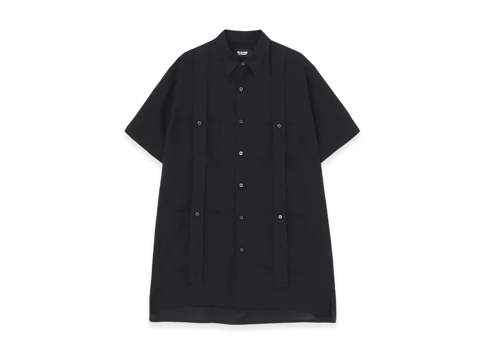 WILDSIDE YOHJI YAMAMOTO Cellulose Bandage Short Sleeve Shirt "Black"