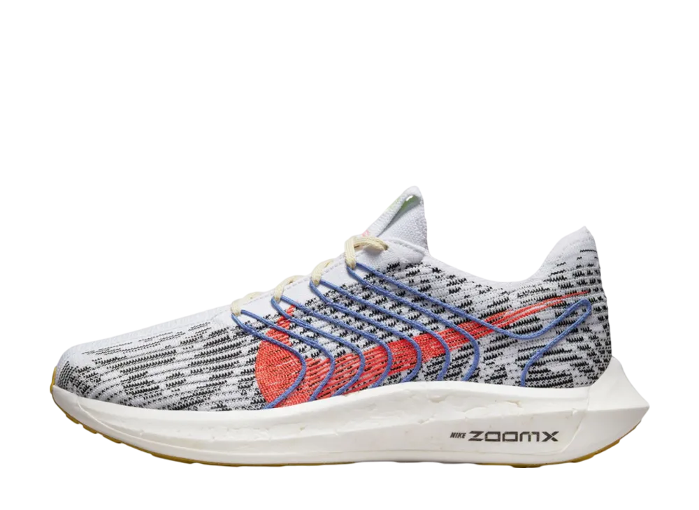 ナイキ ペガサス ターボ ネクストネイチャー "ピュアプラチナム/ブライトクリムゾン"