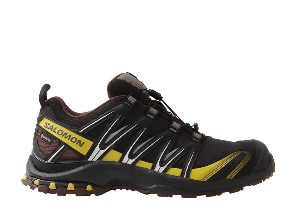 サロモン XA プロ 3D ゴアテックス "ブラック/クレスグリーン/フレンチロースト"