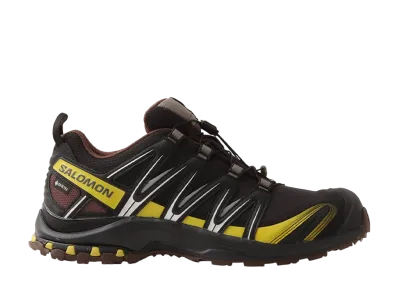 サロモン XA プロ 3D ゴアテックス "ブラック/クレスグリーン/フレンチロースト"