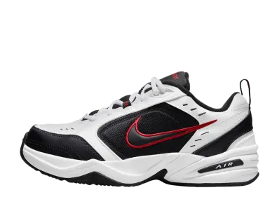 Nike Air Monarch 4 4E "White/Black" (Extra Wide)