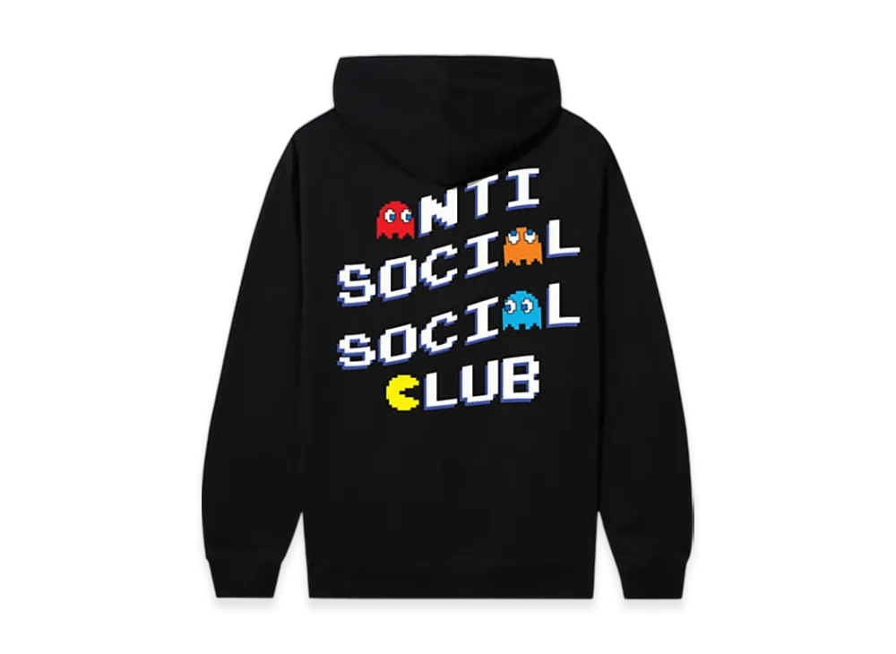 ANTI SOCIAL SOCIAL CLUB x PAC-MAN Pixel Hoodie "Black"