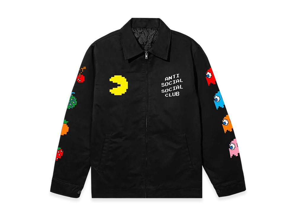 ANTI SOCIAL SOCIAL CLUB x PAC-MAN In Pursuit Jacket "Black"