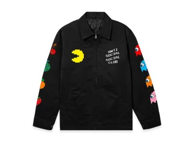 ANTI SOCIAL SOCIAL CLUB x PAC-MAN In Pursuit Jacket "Black"