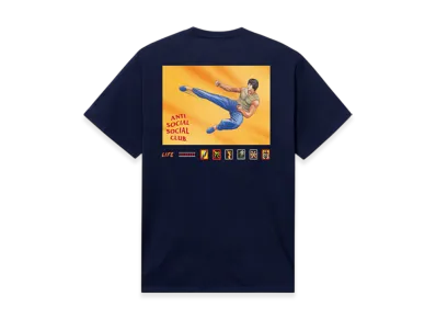 ANTI SOCIAL SOCIAL CLUB x Shinobi Retro Joe Tee "Navy"