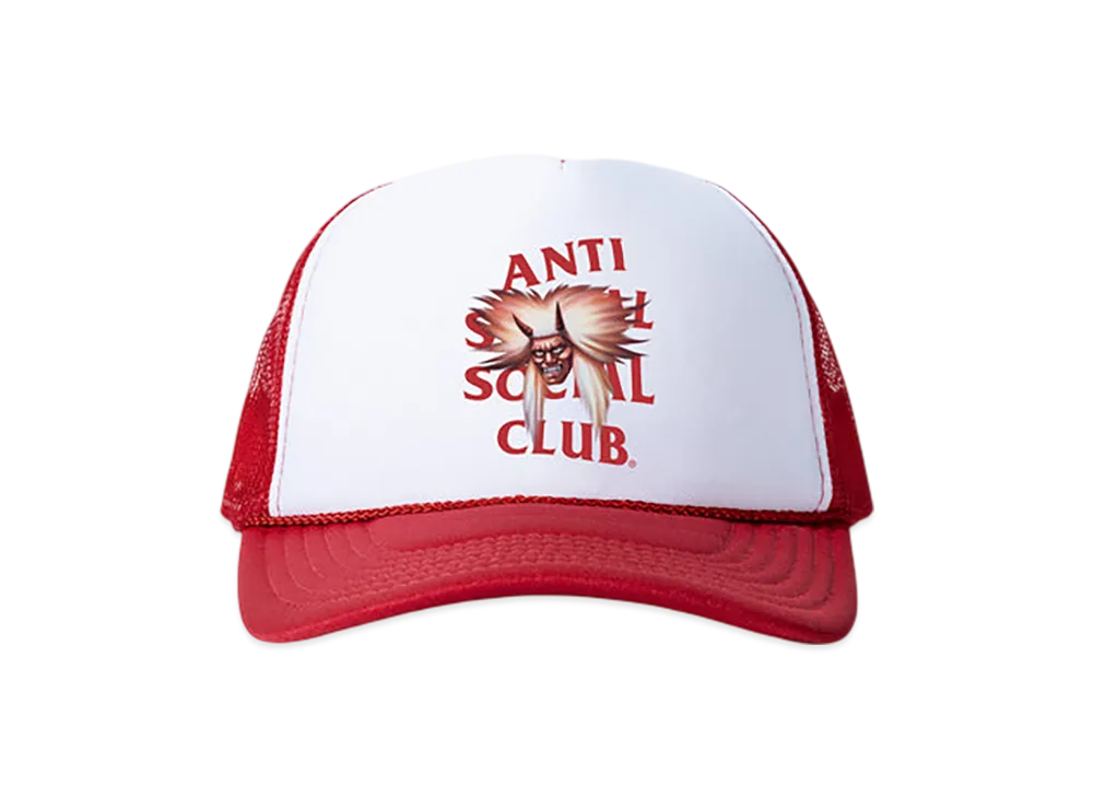 ANTI SOCIAL SOCIAL CLUB x Shinobi Flying Demon Cap "Red/White"