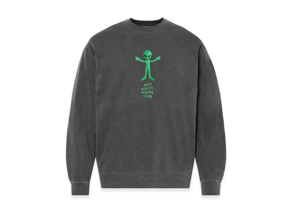 ANTI SOCIAL SOCIAL CLUB Alien Crewneck "Pigment Black"
