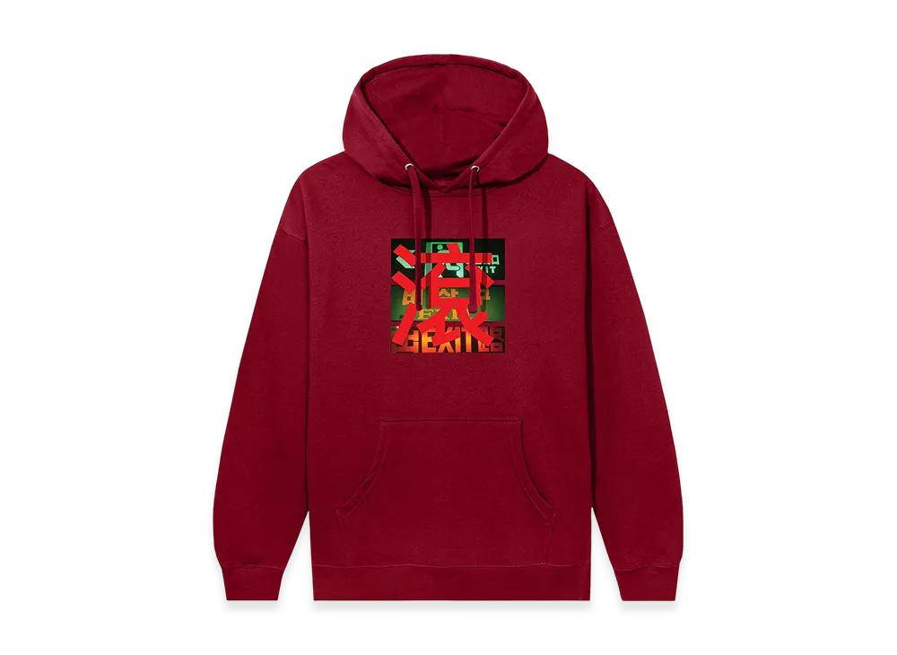 ANTI SOCIAL SOCIAL CLUB Exit Hoodie "Red"