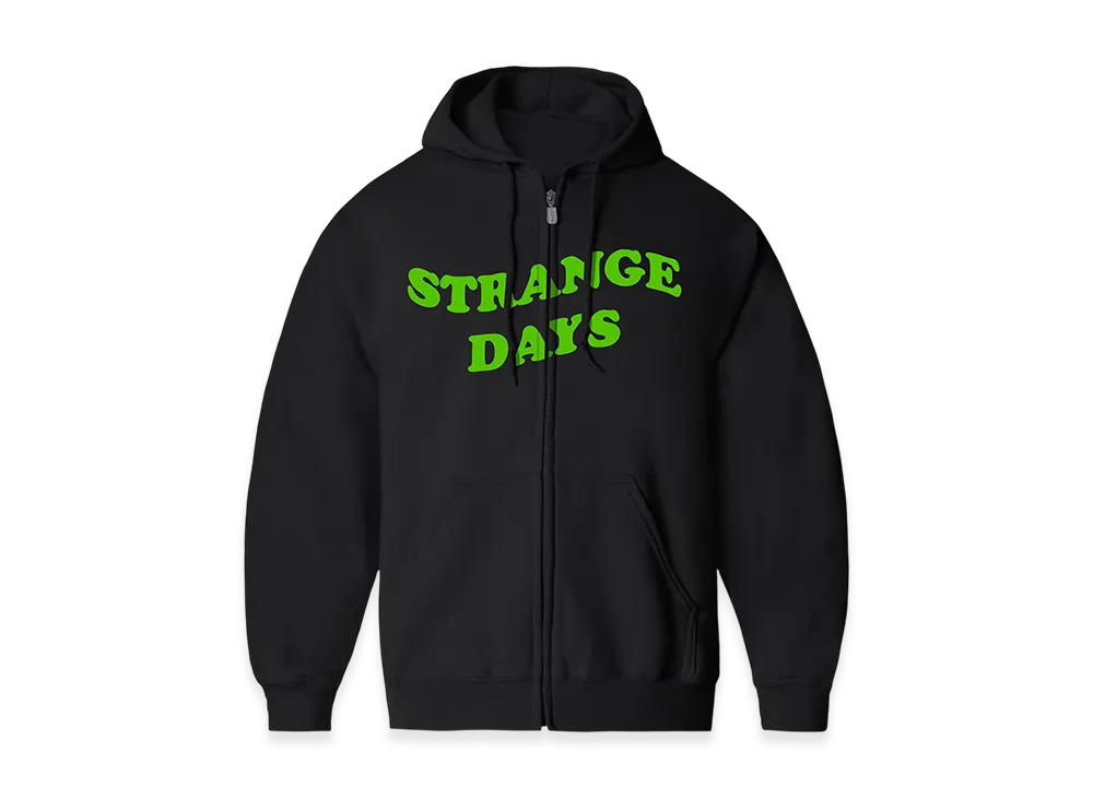 ANTI SOCIAL SOCIAL CLUB Strange Days Zip Hoodie "Black"