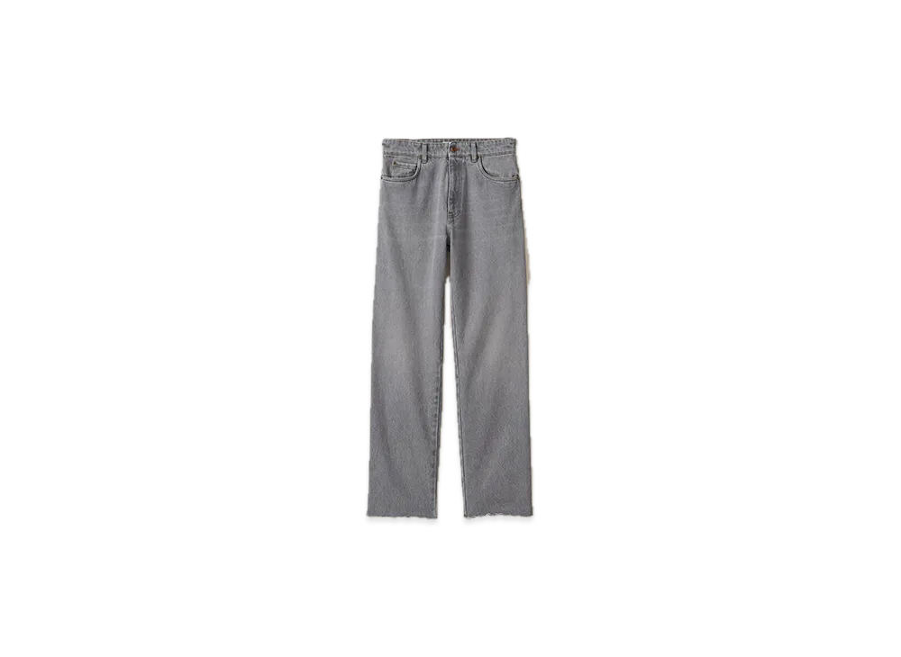 MIU MIU Flocked Denim Jeans "Navy"