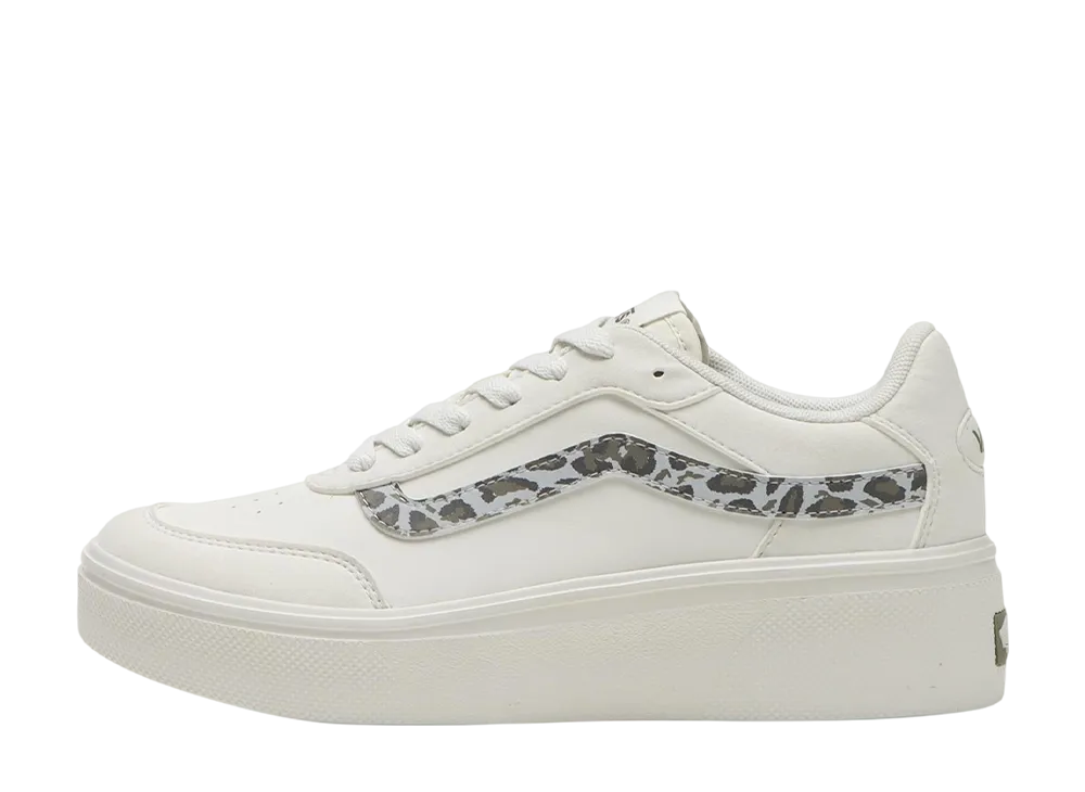 バンズ ウィメンズ イサック "ホワイト/レオパード" (V3942 LPD)
