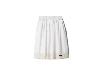 MIU MIU Poplin Skirt "White"